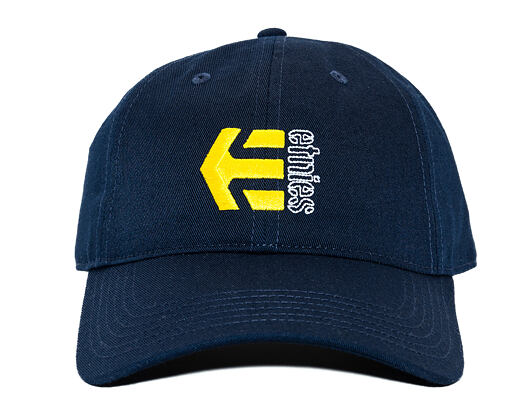Kšiltovka Etnies - Corp Combo Snapback - Navy/Yellow/White