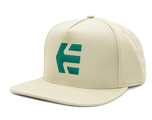 Kšiltovka Etnies - Icon Snapback - Tan/Green