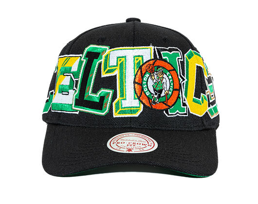 Kšiltovka Mitchell & Ness - NBA Hyper Type Pro Snapback - Boston Celtics - Black