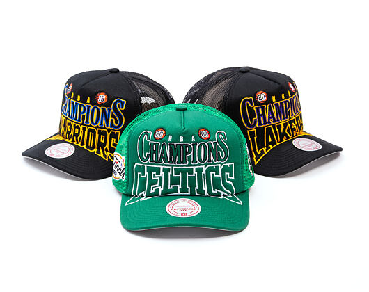 Kšiltovka Mitchell & Ness - NBA Big Champ Trucker - Boston Celtics - Green