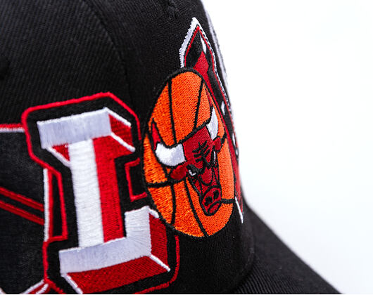 Kšiltovka Mitchell & Ness - NBA Hyper Type Pro Snapback - Chicago Bulls - Black