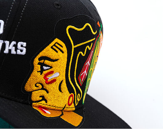 Kšiltovka Mitchell & Ness - NHL Big Time Snapback - Chicago Blackhawks - Black