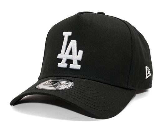 Kšiltovka New Era - MLB League Essential 9FORTY A-Frame - LA Dodgers - Black / White