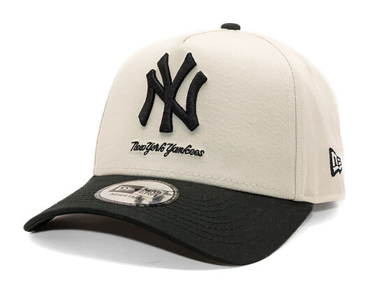 Kšiltovka New Era - MLB Mythical 9FORTY A-Frame - NY Yankees - Ivory / Black