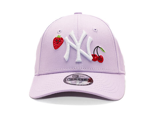 Dětská Kšiltovka New Era - MLB Fruit Icon 9FORTY - NY Yankees - Lila / White