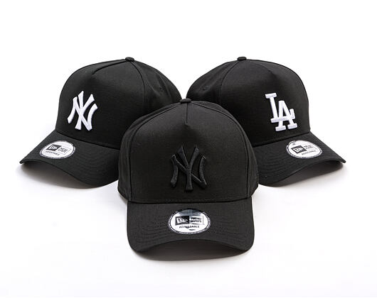 Kšiltovka New Era - MLB League Essential 9FORTY A-Frame - NY Yankees - Black