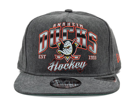 Kšiltovka New Era -  9FIFTY A-Frame NHL Washed - Anaheim Ducks - Black