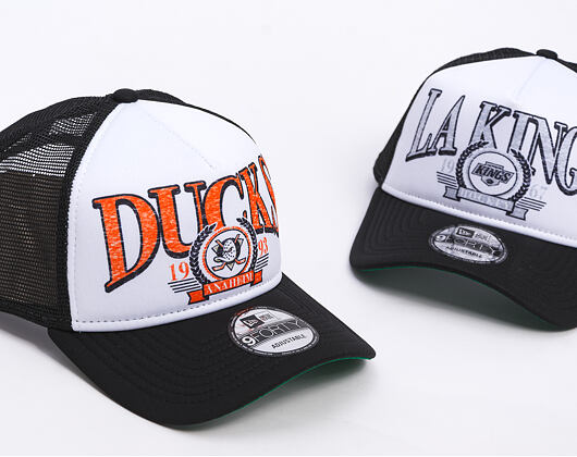 Kšiltovka New Era -  9FORTY A-Frame NHL Distressed - Anaheim Ducks - Team Color