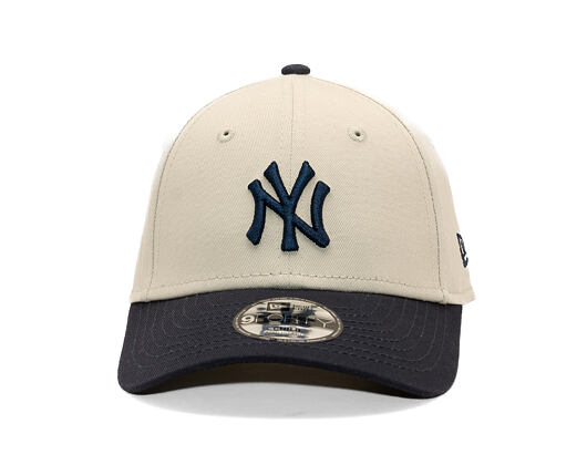 Dětská Kšiltovka New Era - MLB Color Block 9FORTY - NY Yankees - Stone / Navy