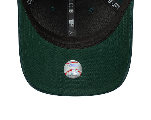 Kšiltovka New Era - MLB Cord 9FORTY M-CROWN - Oakland Athletics - Dark Green