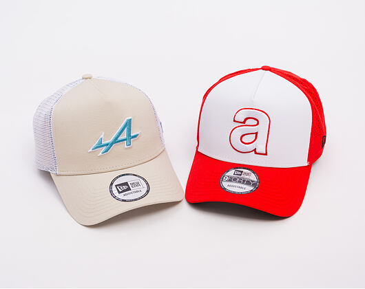Kšiltovka New Era - PIAGGIO Embroidery 9FORTY A-Frame - White