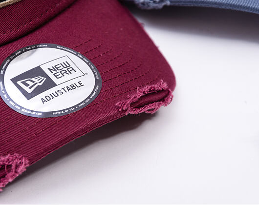 Kšiltovka New Era - Buffalo Distressed Patch 9FORTY A-Frame - Burgundy