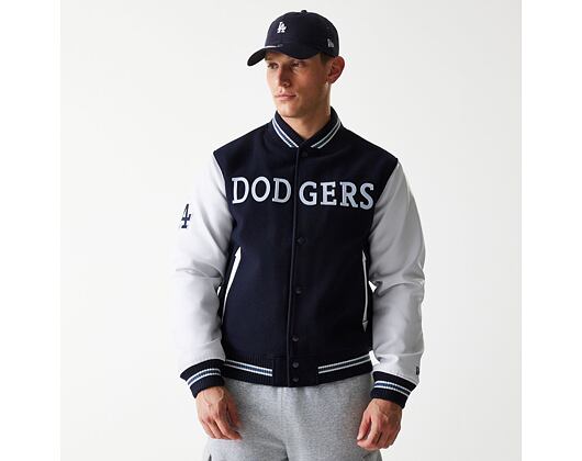 Bunda New Era - MLB Wordmark Varsity Jacket - LA Dodgers - Navy
