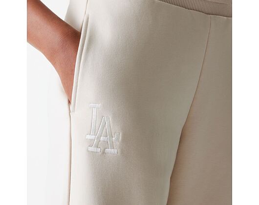 Dámské tepláky New Era - MLB Tonal Straight Sweatpants - LA Dodgers - Cream