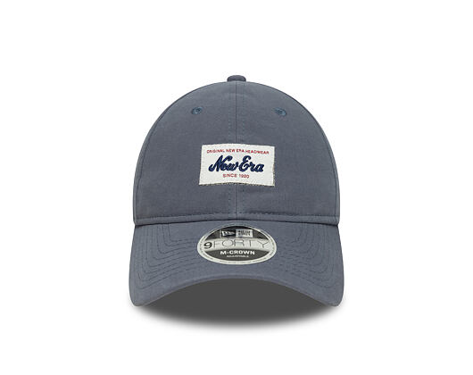 Kšiltovka New Era - Branded Patch 9FORTY M-CROWN - Muted Indigo