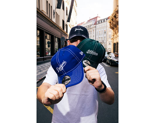 Kšiltovka New Era - MLB Contrast Stitch 9TWENTY - NY Yankees - Navy / White