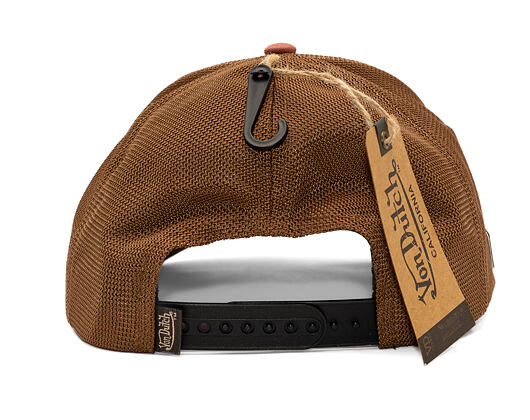 Kšiltovka Von Dutch - Trucker - Terry Logo - Brown/Beige