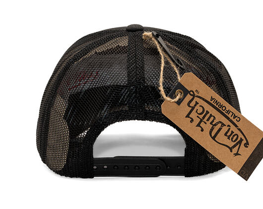 Kšiltovka Von Dutch - Trucker - VD MC - Dark Grey