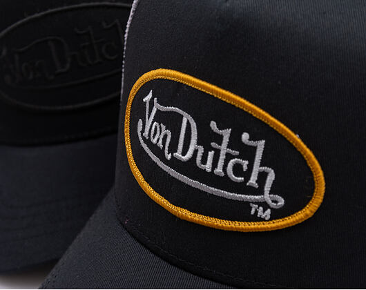 Kšiltovka Von Dutch - Trucker - Classic Logo Black/Grey