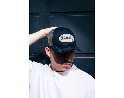 Kšiltovka Von Dutch - Trucker - Classic Logo - Black/Green