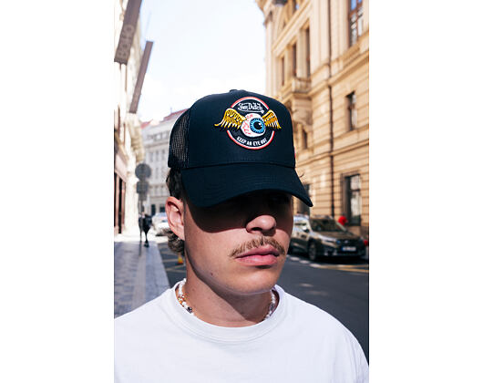 Kšiltovka Von Dutch - Trucker - Eye Out - Black