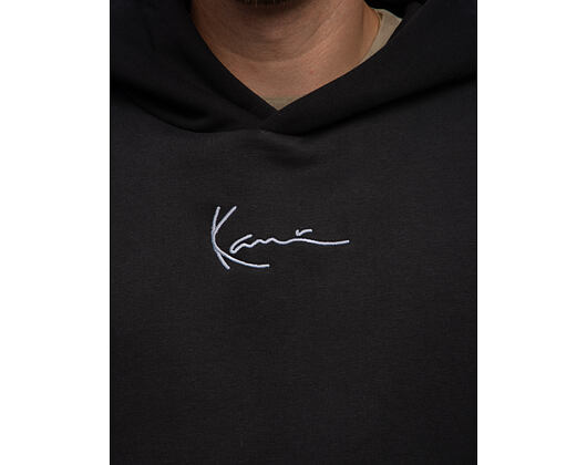 Mikina Karl Kani - Small Signature Essential OS Hoodie - Black