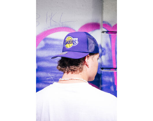 Kšiltovka Mitchell & Ness - Evergreen Trucker - Los Angeles Lakers - Purple