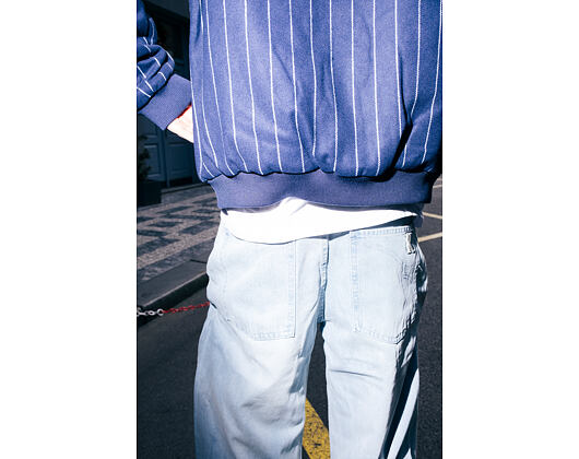 Vlněná Bunda Karl Kani - Kani Pinstripes Wool Jacket - Blue