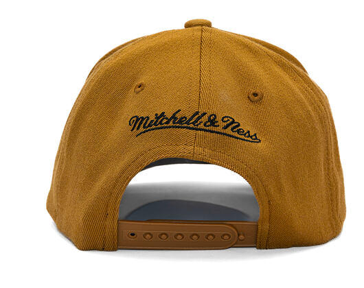 Kšiltovka Mitchell & Ness - Pinscript Classic Red - Own Brand - Mustard/Black