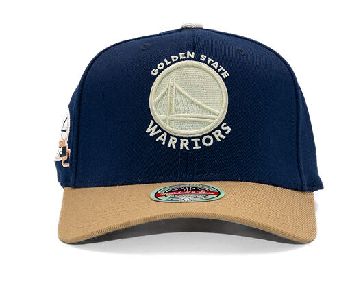 Kšiltovka Mitchell & Ness - Sand Storm Classic Red - Golden State Warriors - Navy/Sand