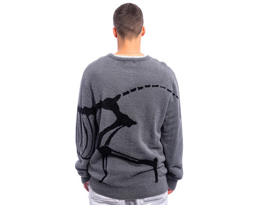 Svetr Rip N Dip - Fossil Mohair Knit Sweater - Charcoal