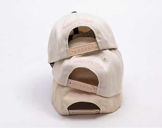 Kšiltovka Mitchell & Ness - Blush Sand Classic Red - Brooklyn Nets - Sand/Brown