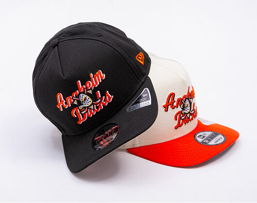 New Era - NHL Chainstitch 9FIFTY A-Frame - Anaheim Ducks - Black