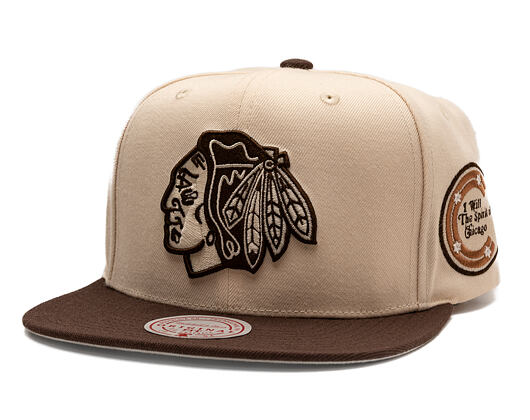 Kšiltovka Mitchell & Ness - NHL Fashion Basic 2T - Chicago Blackhawks - Cream