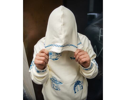 Mikina Rip N Dip - Blonded Hoodie - Off White