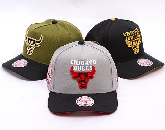 Kšiltovka Mitchell & Ness - NBA Core Iii Pro Bulls - Chicago Bulls - Black-Grey