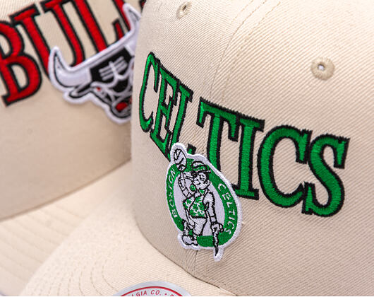 Cap Mitchell & Ness - NBA Team Name Pro Crown - Boston Celtics - Bone