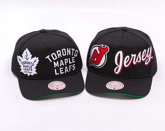 Kšiltovka Mitchell & Ness - NHL Busted Pro - New Jersey Devils - Black