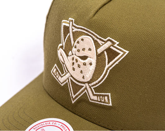 Kšiltovka Mitchell & Ness - NHL Fashion Basic Pro Vntg - Anaheim Ducks - Olive