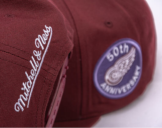 Cap Mitchell & Ness - NHL Fashion Basic Snapback - Detroit Red Wings - Dark Purple