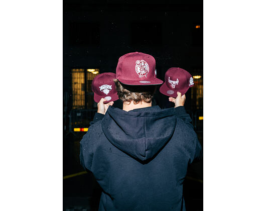 Cap Mitchell & Ness - NBA Fashion Basic Snapback - Boston Celtics - Dark Purple