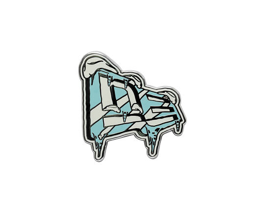 Pin New Era - Branded Iced Flag - Silver