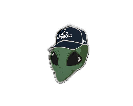 Pin New Era - Branded Cap Pin - Alien - Silver