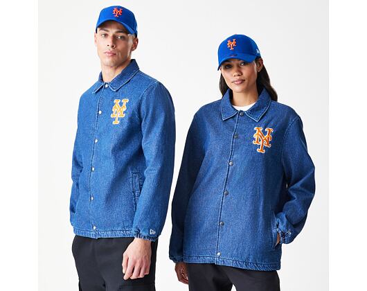 Jacket New Era - MLB Denim Coach Jacket - NY Mets - Denim