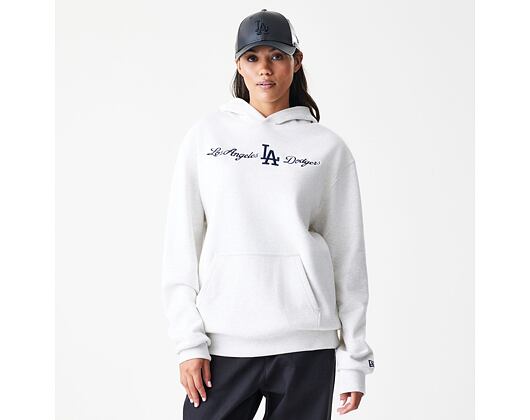Sweatshirt New Era - MLB Graphic Oversized Hoody - LA Dodgers - Heather Grey