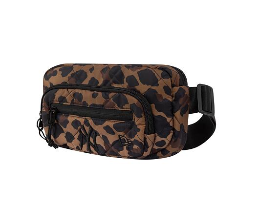 Crossbody New Era - MLB Leopard Quilted Waist Bag - NY Yankees - Brown / Black