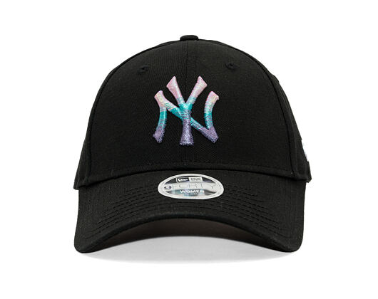 Womens Cap New Era - MLB Womens Metallic Logo 9FORTY - NY Yankees - Black / Ink Purple