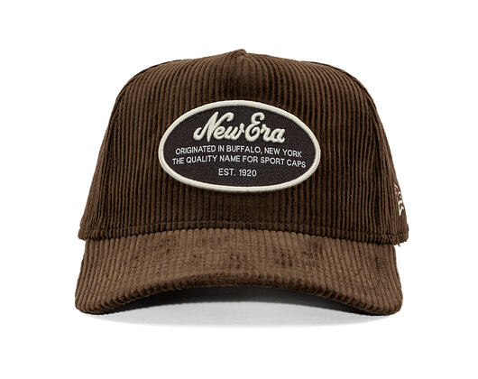 Cap New Era - Branded Patch Cord 9FORTY A-Frame - Brown