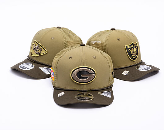Cap New Era - NFL25 "Salute to Service" - 9SEVENTY Stretch-Snap  Bay Packers 