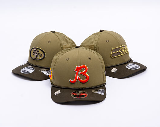 Cap New Era - NFL25 "Salute to Service" - 9SEVENTY Stretch-Snap - Chicago Bears 